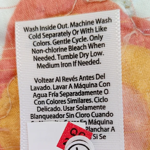 Terra & Sky Pink and Green Floral Tee Shirt Midi Dress, Size 2X/20W-22W  #103 - Picture 8 of 9